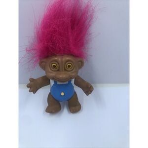 Troll Soma vintage pink hair 1992 light up tested.,